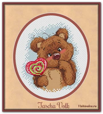 Авторская схема "Сердечные сладости" Tascha Volk