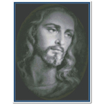 Схема и набор для вышивки крестиком Иисус (м)