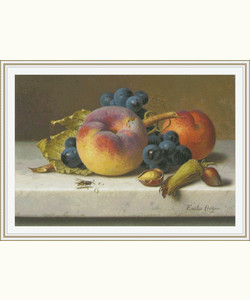 1504 Peaches, grapes and plums